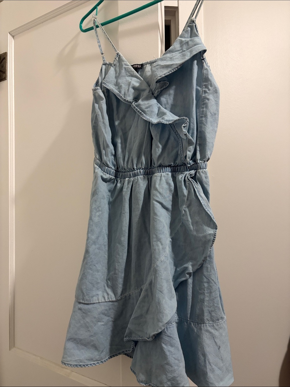 Express chambray dress